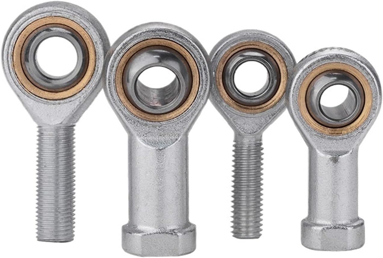 1pcs Cylinder Fish-Eye Joint Pull Rod Pneumatic Joint Bearing centripetal Universal Ball Head M5M6M8M10M12M16M20(M8 1.25SA)