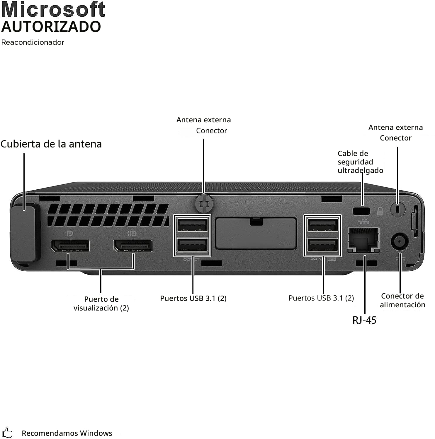 Amazon.com: HP EliteDesk 800 G4 Mini PC empresarial, Intel Hexa