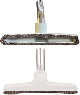 Upgraded 32 mm (1.25”, or 1 1/4") Horse Hair Vacuum Floor Brush Attachment, 10” Wide Hard-Floor Head with Metal Neck, Comp...