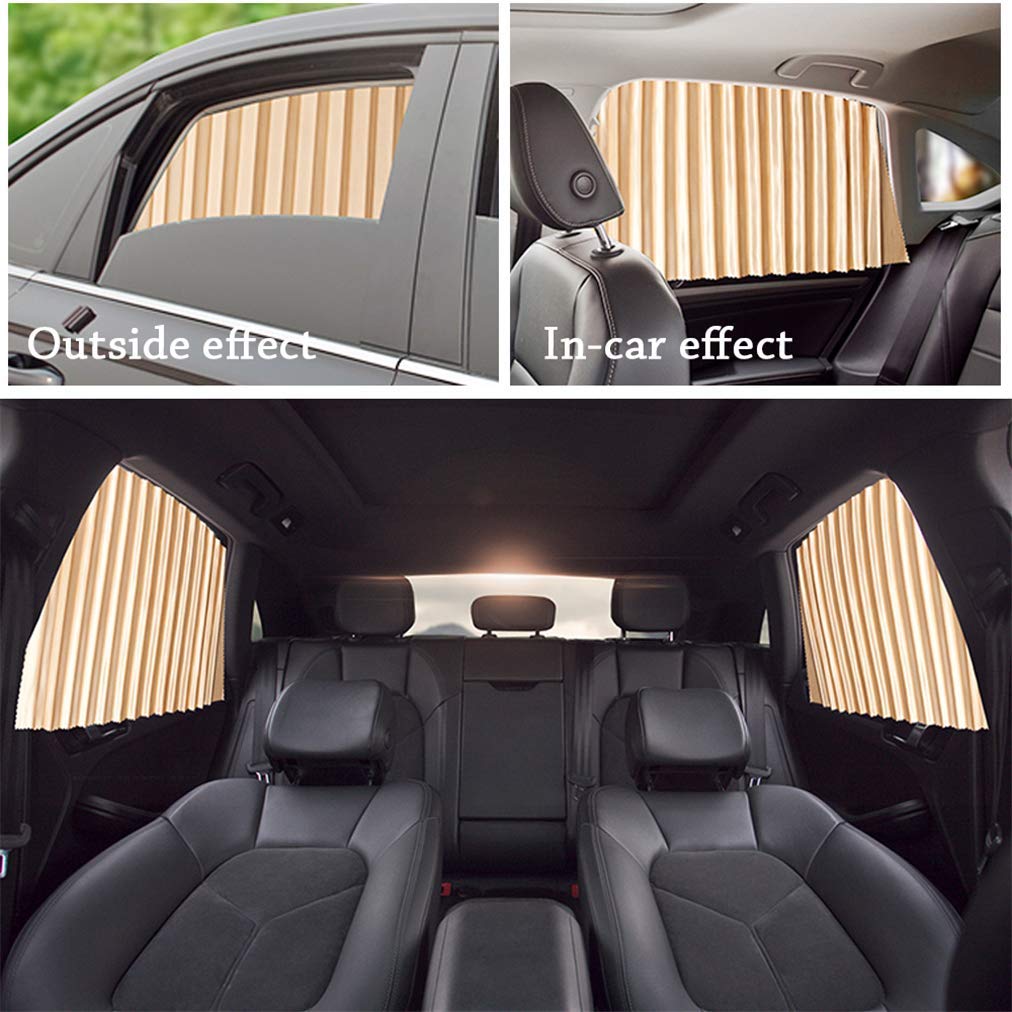 Amazon | リアウインドウ 自動車用汎用サイドウィンドウサンシェード