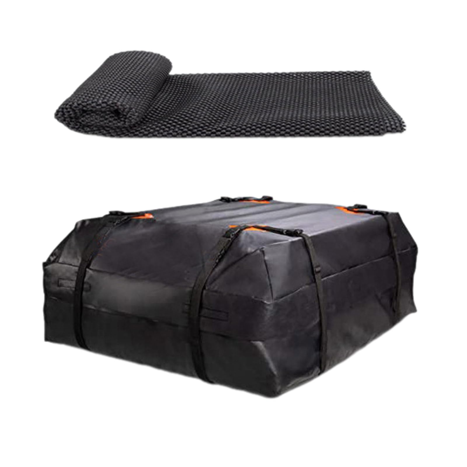 Spaziosa Borsa portaoggetti per Tetto del Veicolo Oxford Borsa da carico Impermeabile antistrappo per cubo carico per Viaggi, Campeggio, organizzatori Viaggi all ' Aperto