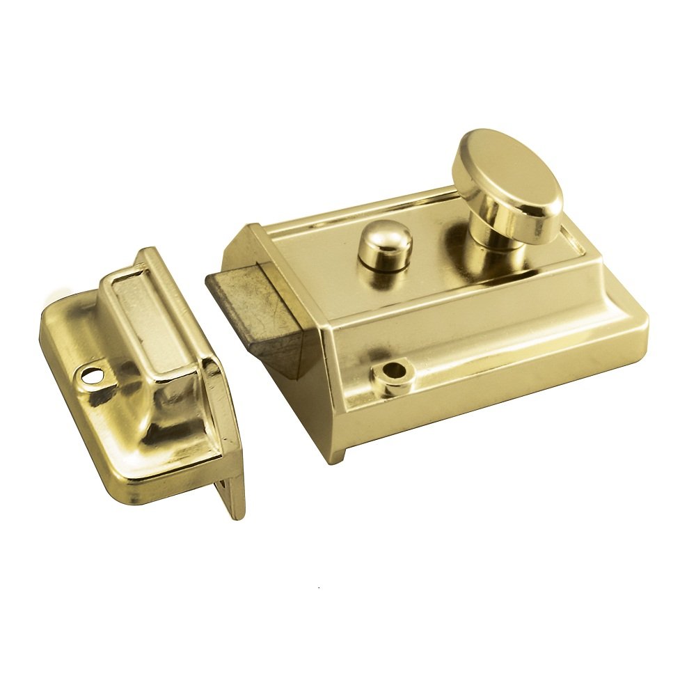 Rim Cylinder NIGHTLATCH Traditional Style (60MM) C/W Brass Cylinder
