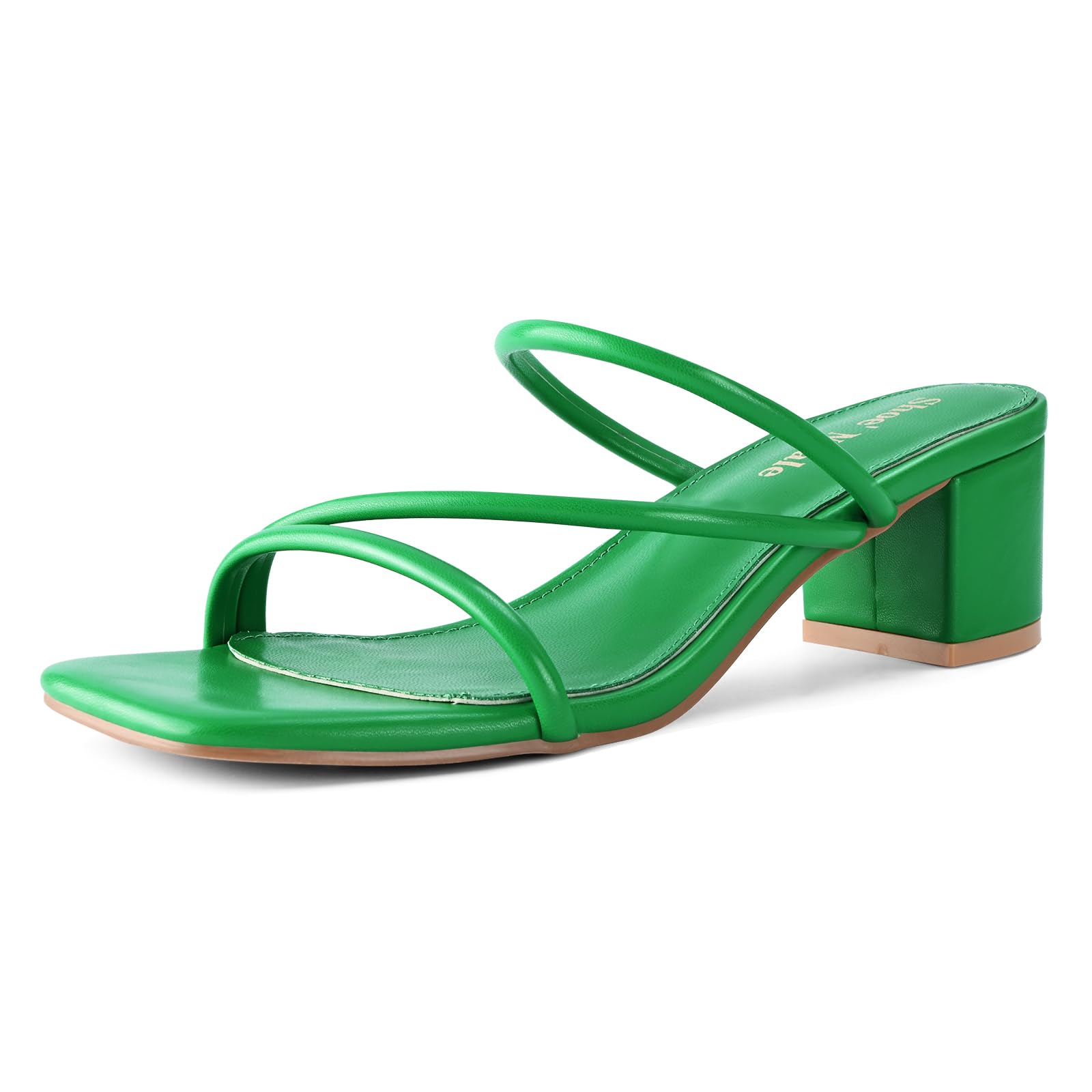 White Sandals Woman Shoe'N Tale Strappy Heels For Women Low Chunky