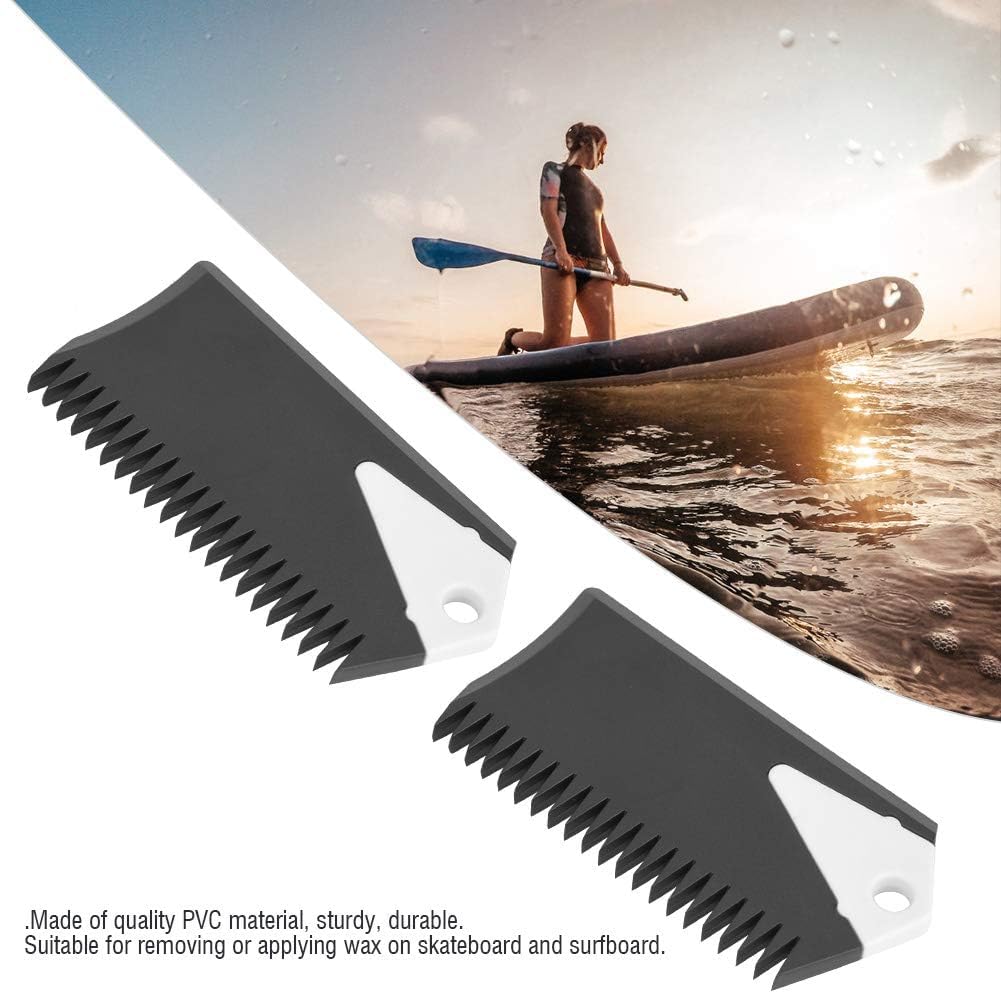 Agatige Peine de Cera para Tablas de Surf, removedores de Cera de Surf de 2 Piezas para Mantenimiento de Surf de Tablas de Surf Skimboard Longboard Surf