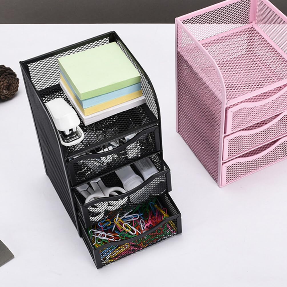EXCEART Organizador De Escritorio De Almacenamiento Para Contenedor De Archivos y Accesorios Para Mantener El Escritorio Desorden