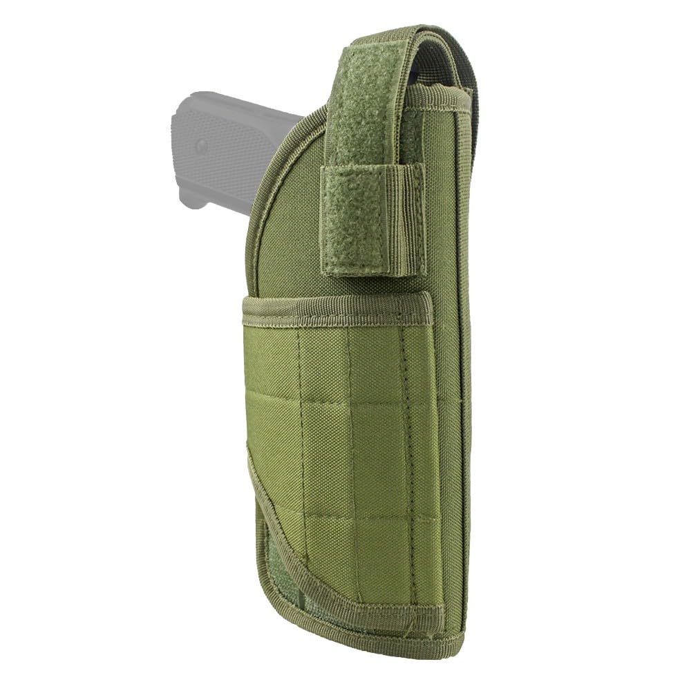 Kabura pistoletowa dla osób praworęcznych, 1-częściowa, regulowana, 20x9 cm, kabura do paska, do airsoftu, paintballu i treningu taktycznego