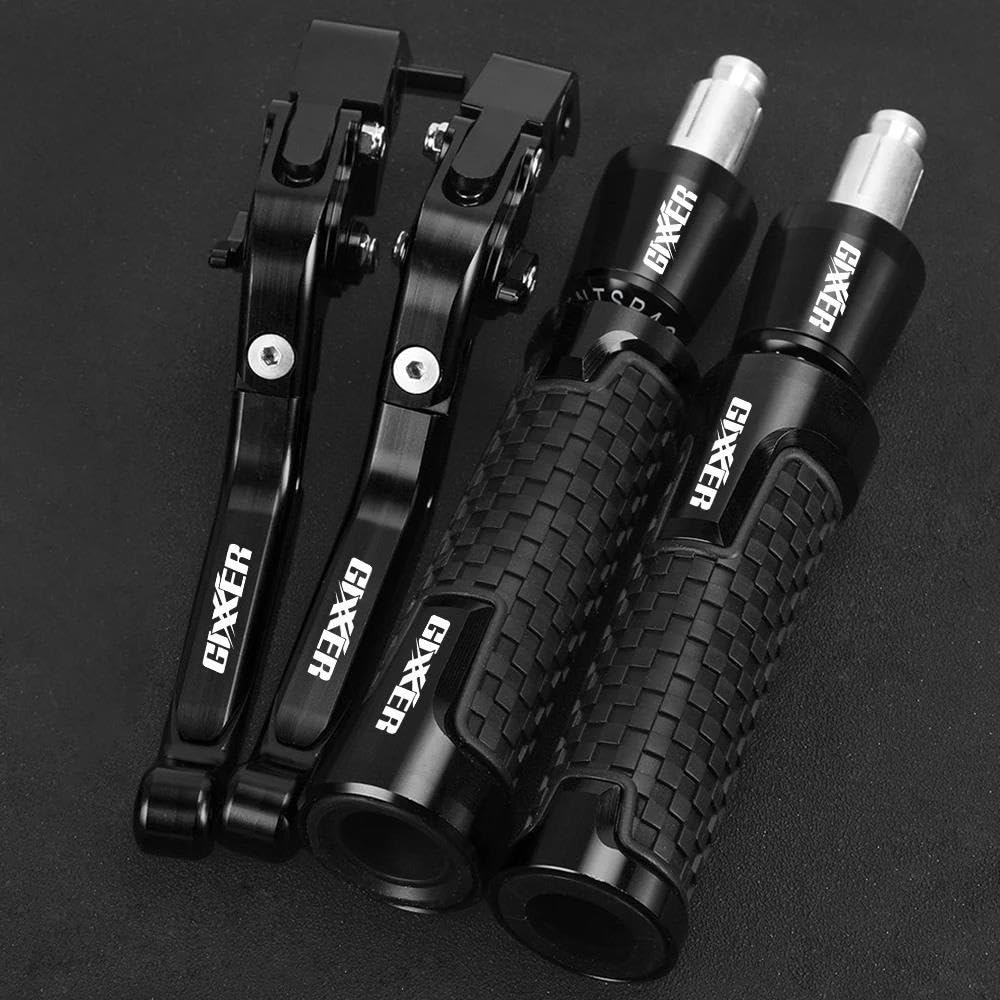 Leviers de moto anti-casse réglables et embouts de guidon Suzuki GIXXER250SF
