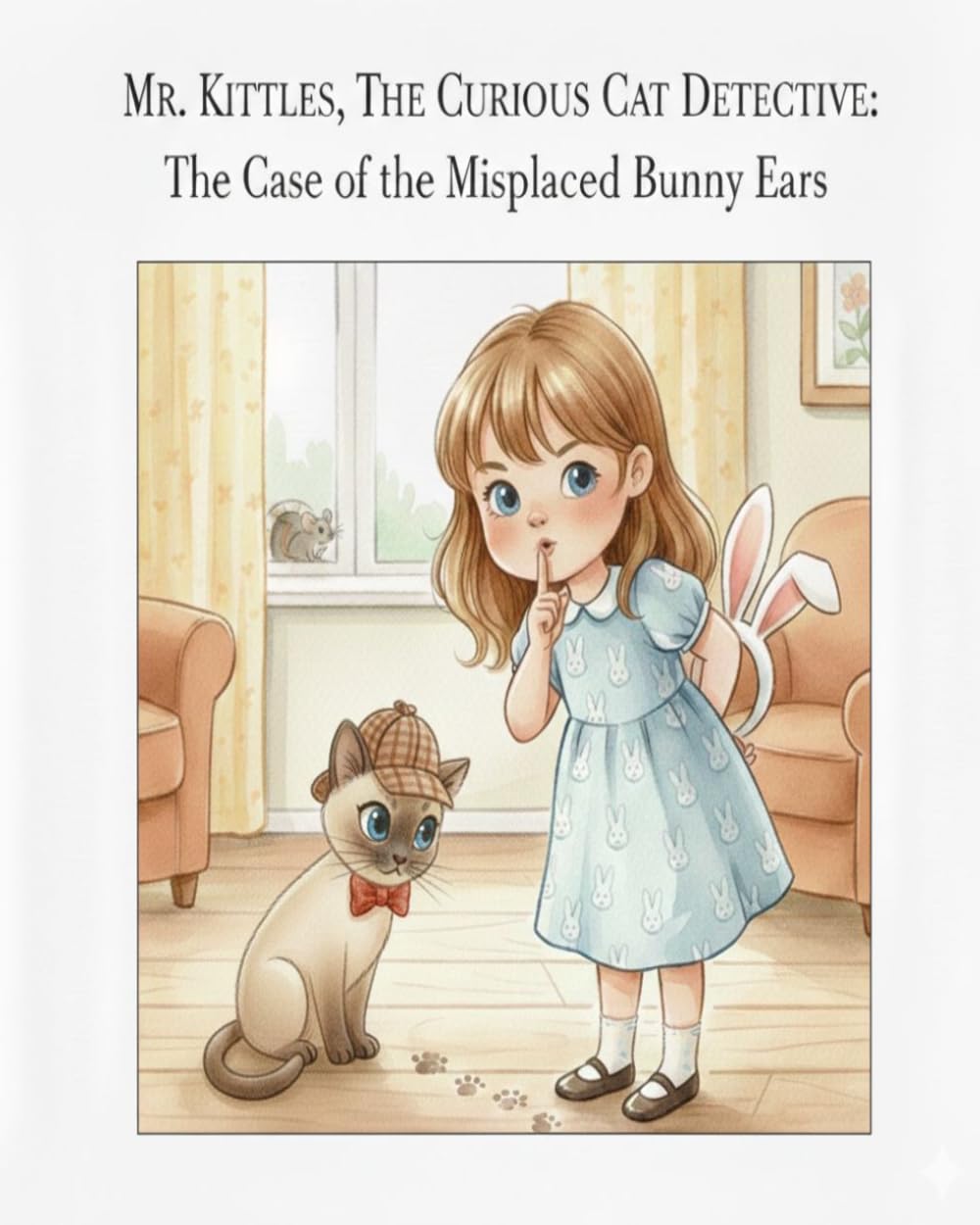 Mr. Kittles, The Curious Cat Detective: The Case of the Misplaced Bunny Ears