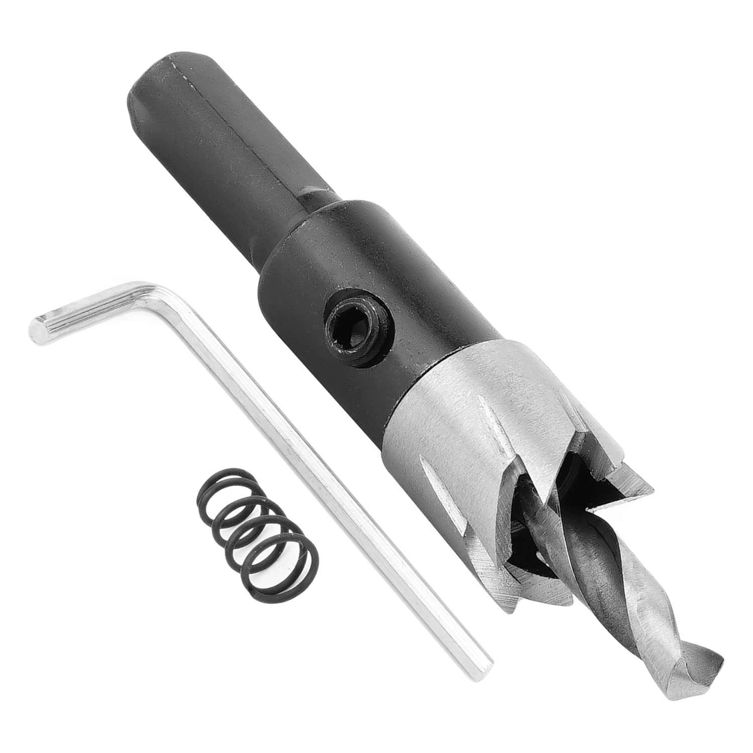 Utoolmart 18mm HSS Drill Bit Hole Saw Cutter, Sharp and Durable, for Cutting Holes on Wood, Plastic Sheet, Stainless Steel, Iron, Aluminum Plate