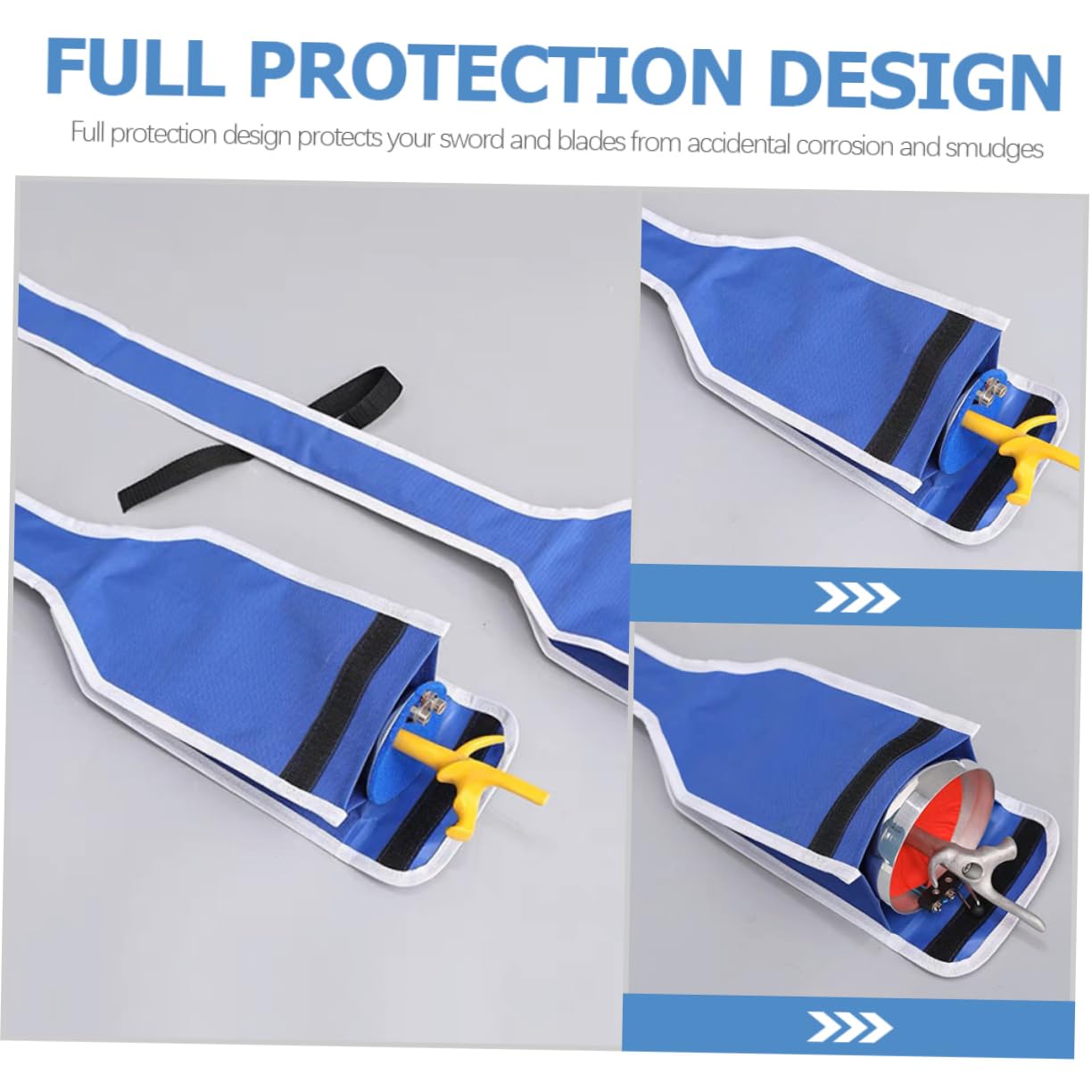 BESPORTBLE Blue Fencing Sword Bag Portable Gear Bag for Daily Use Multi-function Storage