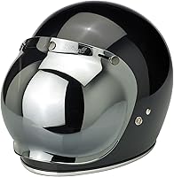 Vista 5 de Biltwell - Protector tipo burbuja cromado - Antivaho, resistente a los arañazos, resistente a UV/A y UV/B