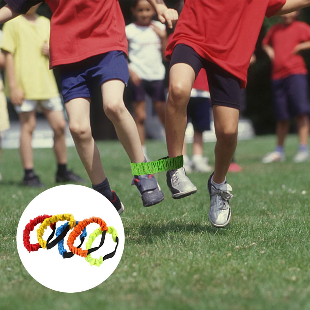 Fasce Elastiche Regolabili Per Corsa A 3 Gambe – Set Riutilizzabile, Morbido E Regolabile, Perfetto Per Feste E Giochi Di Gruppo