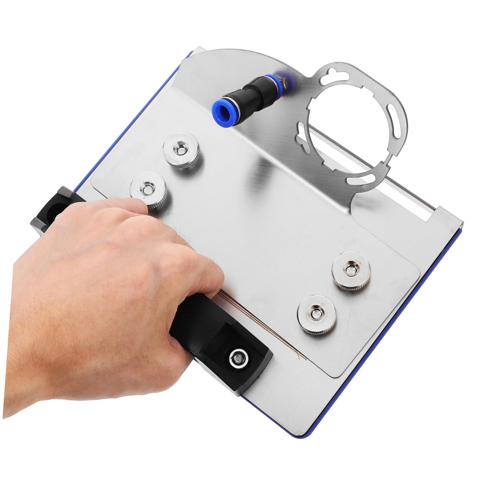 Angoily Herramienta De Biselado Para Amoladora Angular Soporte Para Cortes De Grados Azulejos y Accesorio De Instalación Para Trabajos Carpintería