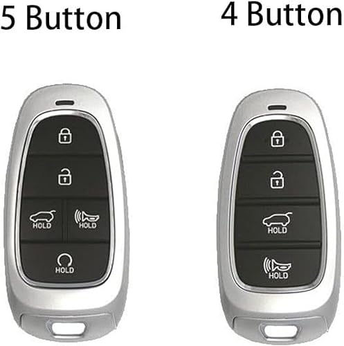 Miniatura 6 de DOUKI TPU Car Key Case Cover, for Hyundai Santa Fe Tucson 2022 Nexo NX4 Atos Prime Solaris 2021 4 5 Button Auto Accessories