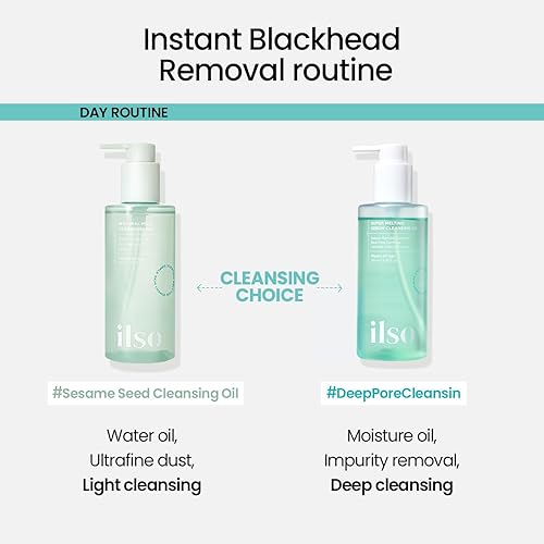 Miniatura 7 de ilso Aceite limpiador de sebo súper derretido, tipo de aceite acuoso, lavado facial para piel sensible, removedor de puntos negros de maquillaje,
