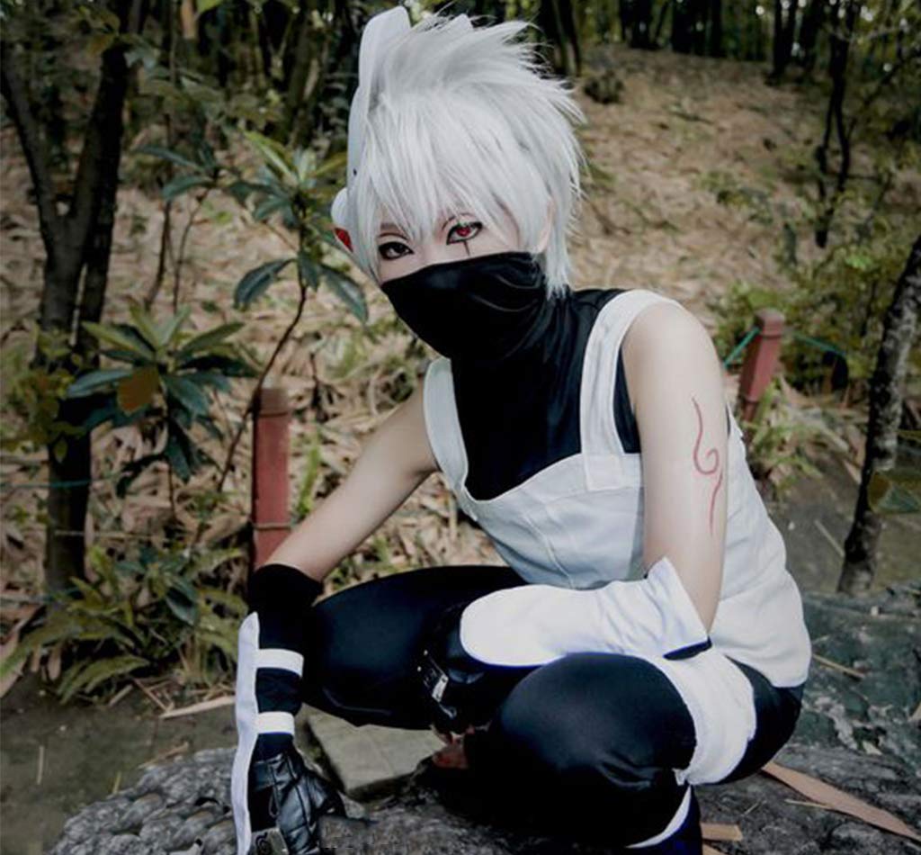 Hatake Kakashi Cosplay Costume Kakashi Anbu Ninja Uniform Halloween Costume Full Set 12 Pcs Buy