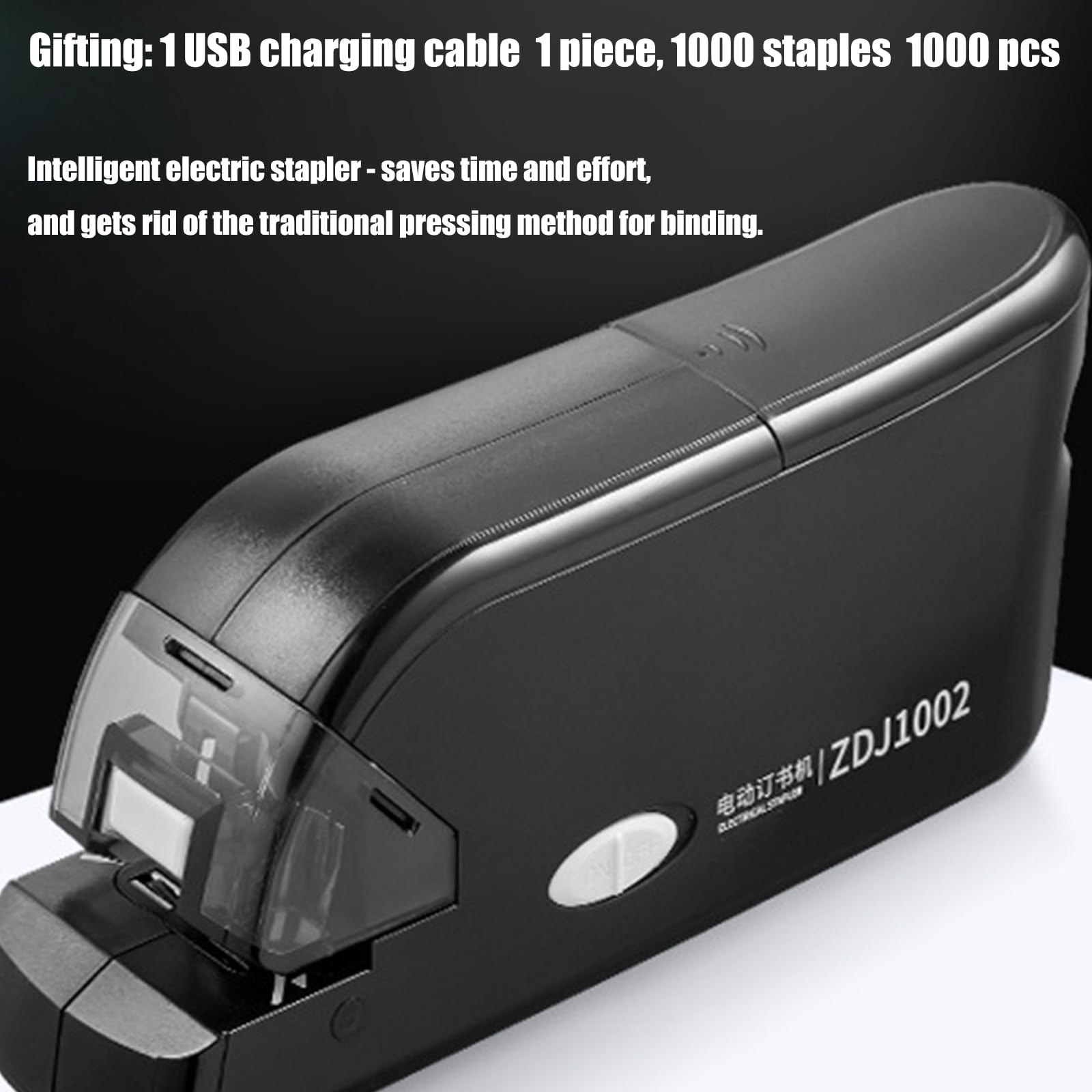 Cucitrice elettrica professionale alimentata a batterie, Black