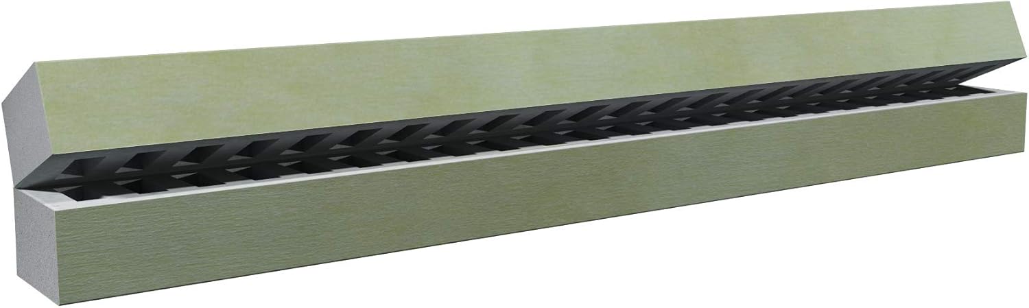 Waterproof Shower Kit 48" x 48" with 2” ABS Drain Kit and Brushed Titan Finish - 4" Grid (STC-SDKABS2V98ATSB)