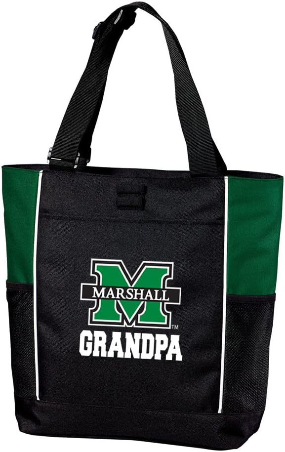 Broad Bay Marshall University Grandpa Tote Bag MU Grandfather Totes Beach Pool Or Travel