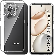 Yenwen Coque pour Honor 400 Smart 5G, Ultra Transparent Étui de Protection en Silicone, Clair Souple TPU Bumper, Anti-Jaunissement Housse
