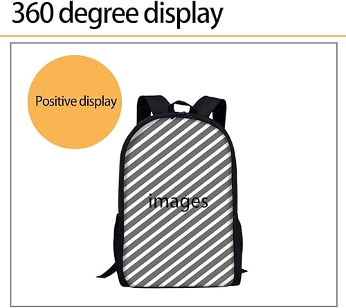 Vista 2 de Beauty Collector Mochilas ligeras de impresión animal 3D mochilas escolares ocasionales mochilas