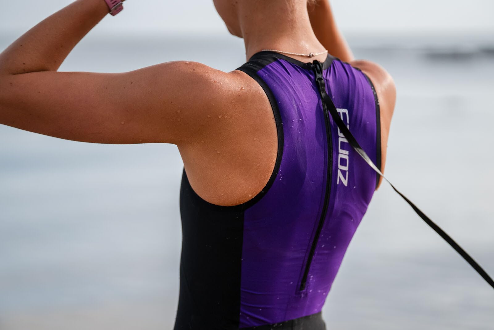 ZONE3 Damen Women's Streamline Ärmelloses Schwimmfell (1er Pack)