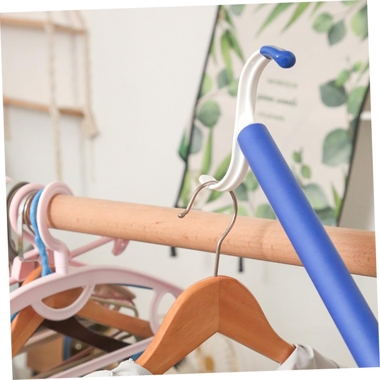 minkissy Shoe Lifter Dressing Pole Disabled Accessory Easy to Store Comfortable for Elderly Dressing Pack