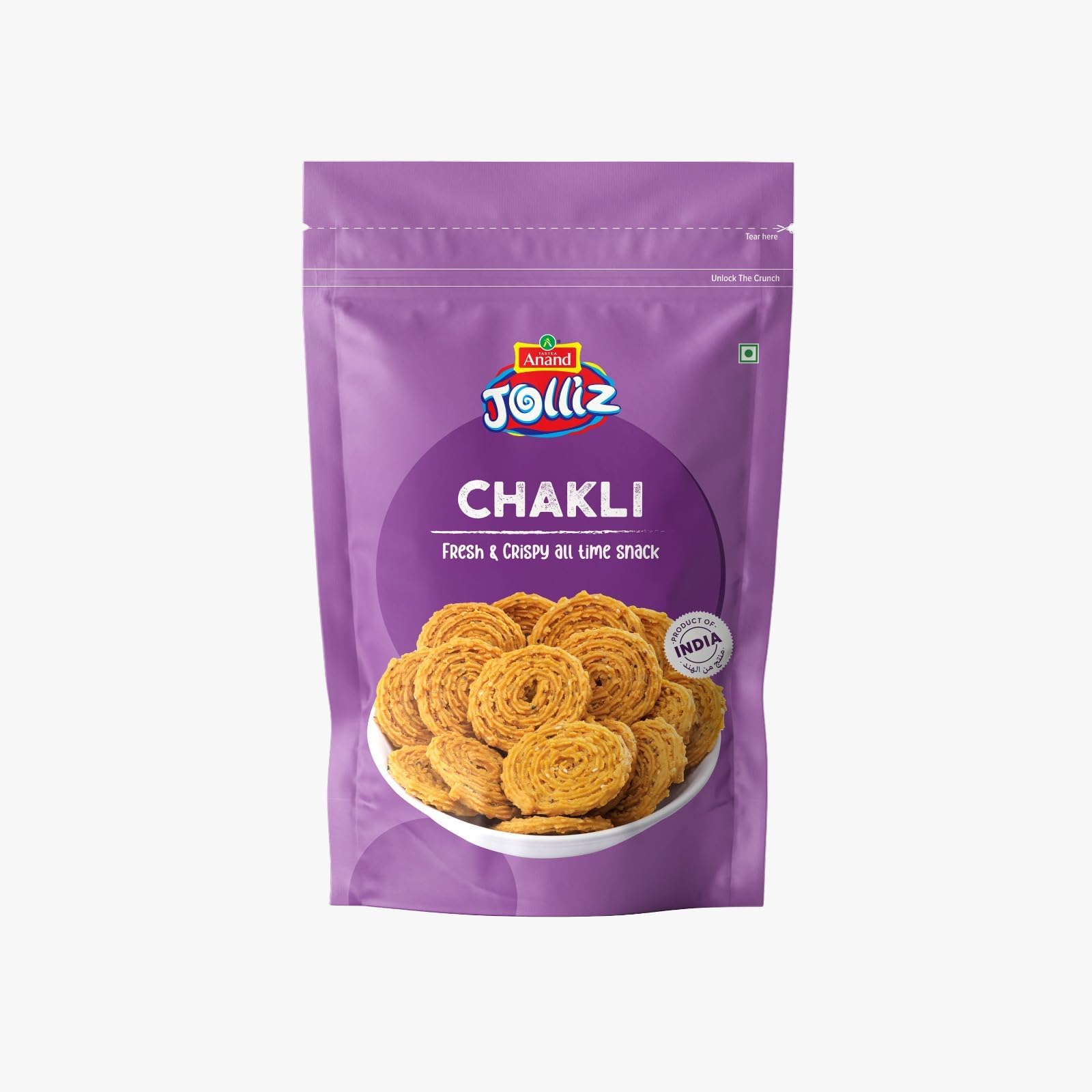 Tastea Anand Jolliz | Chakli 200gm pack of 2 | Namkeen | SNacks (pack fo 2, chakli)