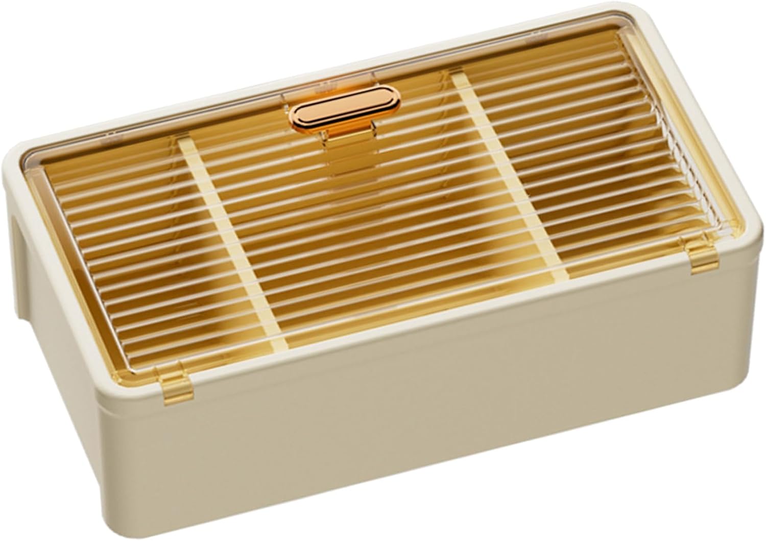 Tissue Holder with Shelf Adhesive Storage Rack with Lid Practical Paper Towel Dispenser for Bathrooms and Kitchens