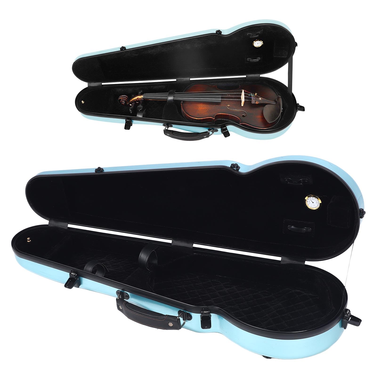 Cryfokt Protective Carbon Fiber Violin Case with Convenient Shoulder