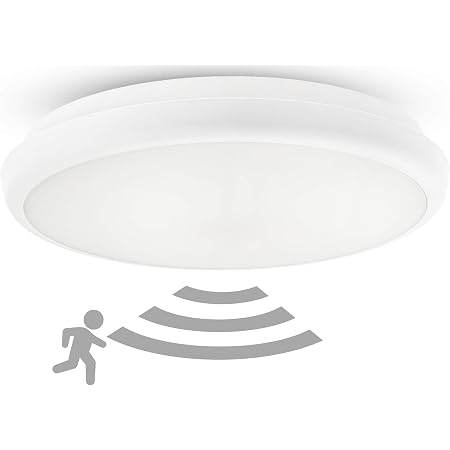 Huber Hml 16 Hf Led Deckenleuchte Mit Bewegungsmelder 360 Fur Innen Und Aussen I 1500 Lm Deckenlampe Ip54 Deckenleuchten Lampe Amazon De Baumarkt 