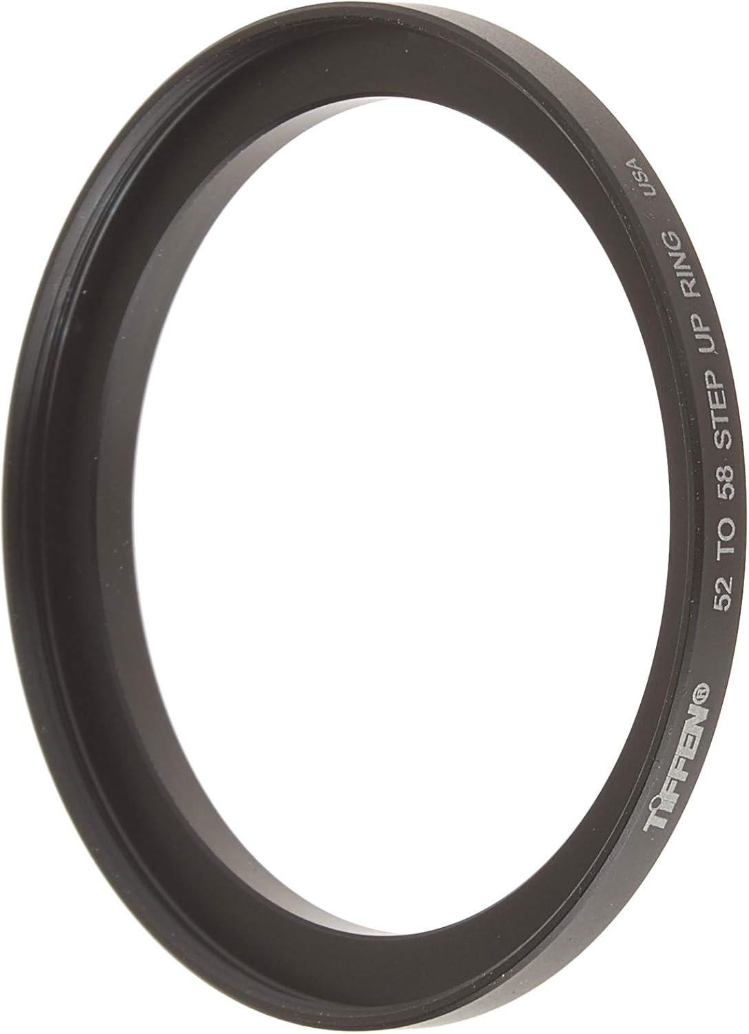 Tiffen 5258SUR 52 to 58 Step Up Filter Ring (Black) Camera Lens Filter Step Up