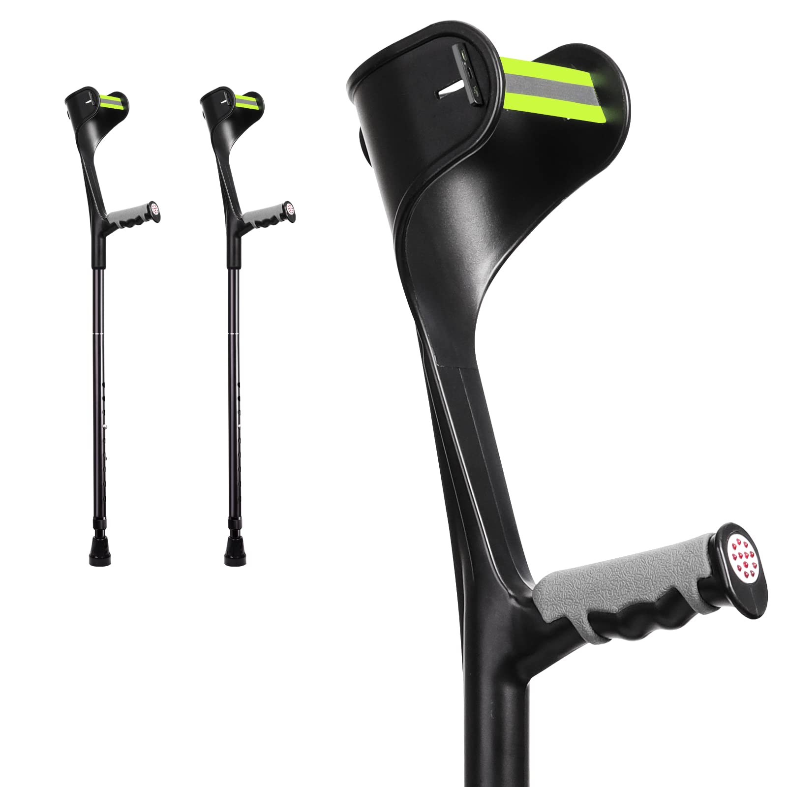 スマートクラッチ レギュラーサイズ ブラック 松葉杖