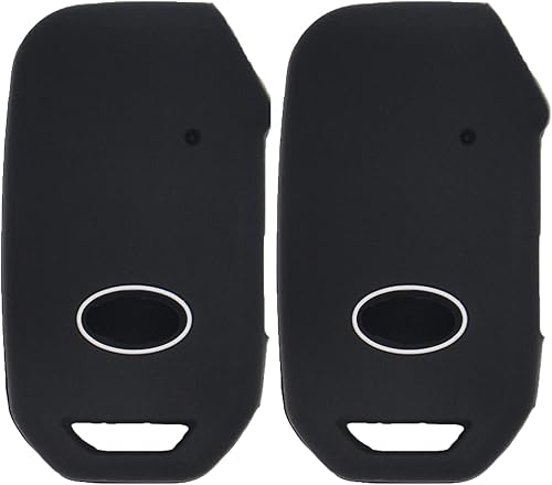 2 fundas de silicona suave para llavero de automóvil para KIA Optima Telluride Sorento Cerato K3 K5 2021 2020 2019, no compatible con arranque