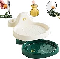 Vista 15 de Espátula de cocina multifunción, soporte multifuncional para espátulas de cocina con soporte de tapa, soporte para cuchara con soporte para tapa