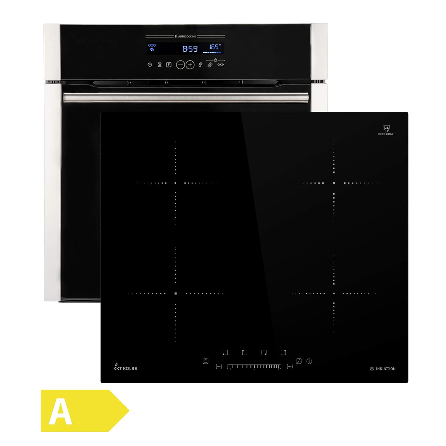 Buy Autarkic Bundle 60cm electric builtin oven EB8016ED + 59cm Induction hob KF5900IND (hot
