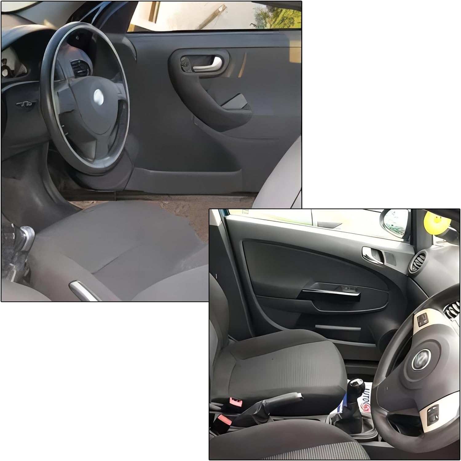 Coppia Maniglie Interne Portiera Young Wolf - Compatibili Opel Corsa D, Van MK III 2006-2016 - Foto 3