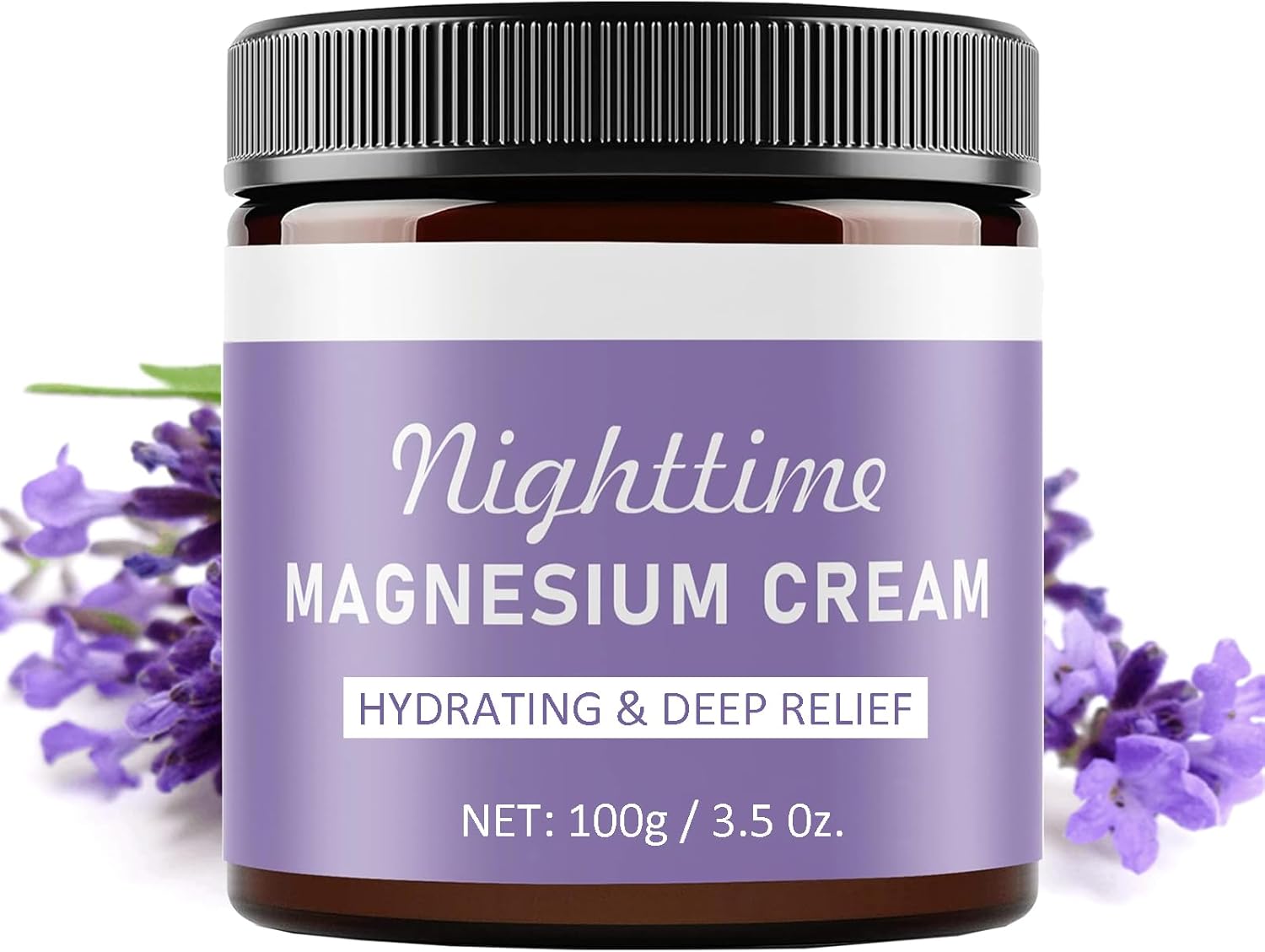 Magnesium Cream For Sleep, Magnesium Butter – Nighttime Magnesium Lotion With Magnesium Oil, Calming Lavender & Shea Butter – Magnesium Body Butter For Soothe Muscles & Natural Sleep Aid, Better Sleep
