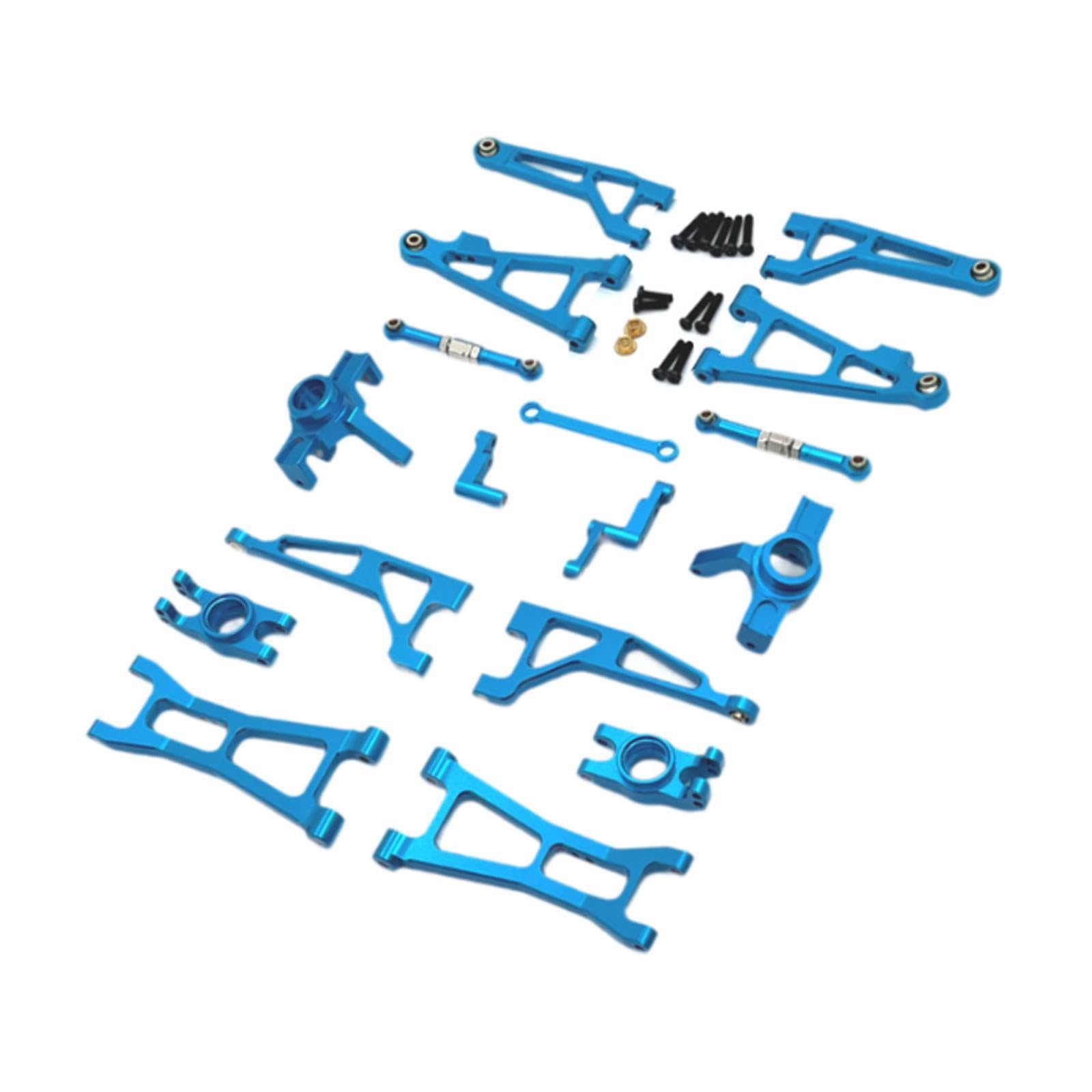 1/16 RC Autoteile, Ersatz, DIY, Robuste Ersatzteile, Montage, Upgrade, RC Autozubehör für 16207 16210 16209 H16 RC SUV, Himmelblau