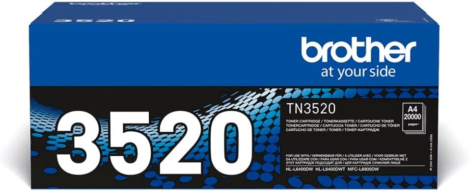 BROTHEROriginal Tonerkassette TN-3520 schwarz (für Brother HL-L6400DW, HL-L6400DWTT, MFC-L6900DW)
