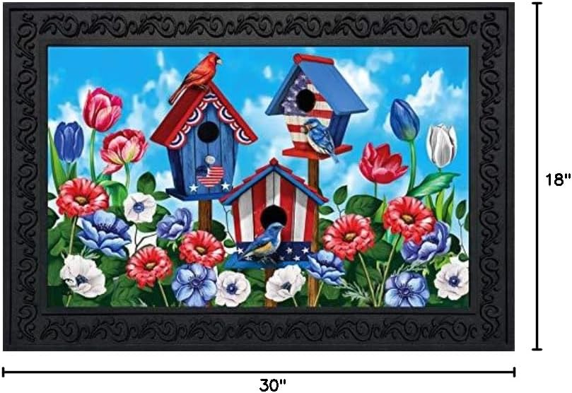 Briarwood Lane American Birdhouses Summer Doormat