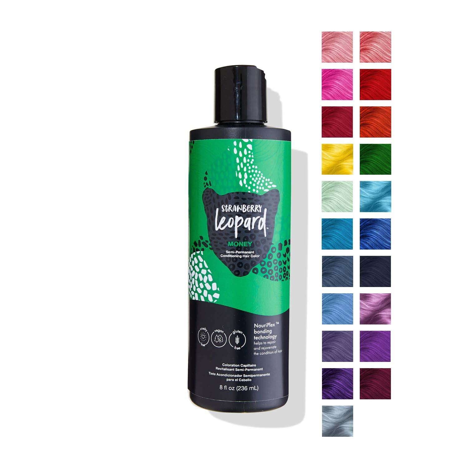 Money Semi Permanent Conditioning Hair Color, Repairs and Rejuvenates Hair, All Hair Types and Textures, Vegan, CrueltyFree, GlutenFree, 8 Fl. Oz.