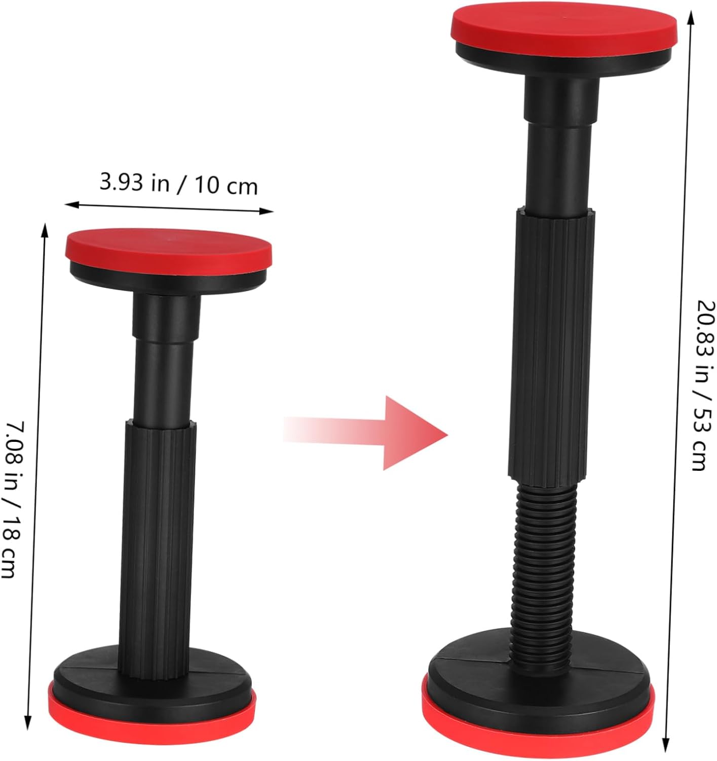 2pcs Adjustable Support Pole Telescopic Support Rod for Closet and Under Sink Bracket Heavy Duty Furniture Stabilizer Efficient and Durable Lifting System