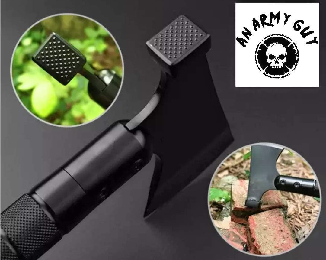 Multifunctional Tactical Camping Axe, Multi-Tool Hatchet Survival Kit for Outdoor Hiking Hunting