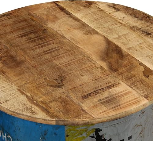 Miniatura 7 de Mesas auxiliares, mesa de centro vintage, mesa de centro de pasillo moderna adecuada para sala de estar, balcón, oficina, sala de estar familiar, 2