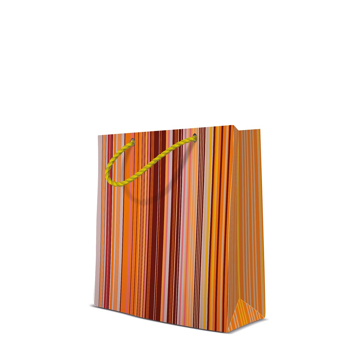 PAW - Colorful Gift Bags with Sturdy Handles, Set of 10 Medium Party Bags perfect for Birthday, Wedding, Mothers Day Present, 20cm x 10cm x 25cm Paper Bag for Gifts