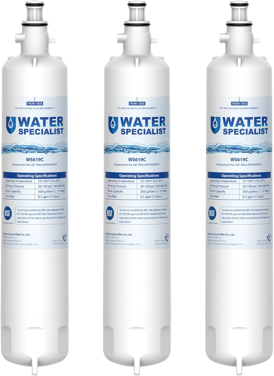 Waterspecialist Replacement for GE® RPWFE®, RPWF (Builtin