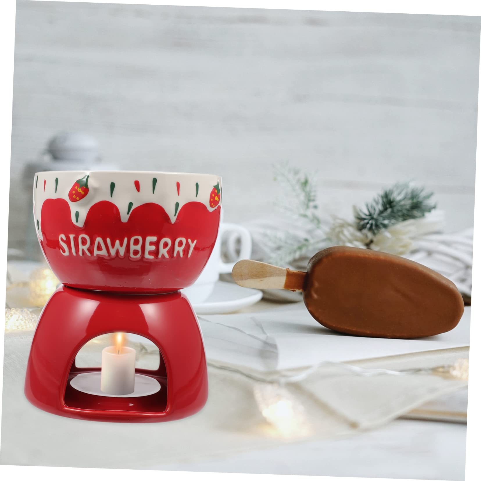 Unomor Butter Warmer Pot Cheese Melting Pot Versatile for Snacks for Family Gatherings