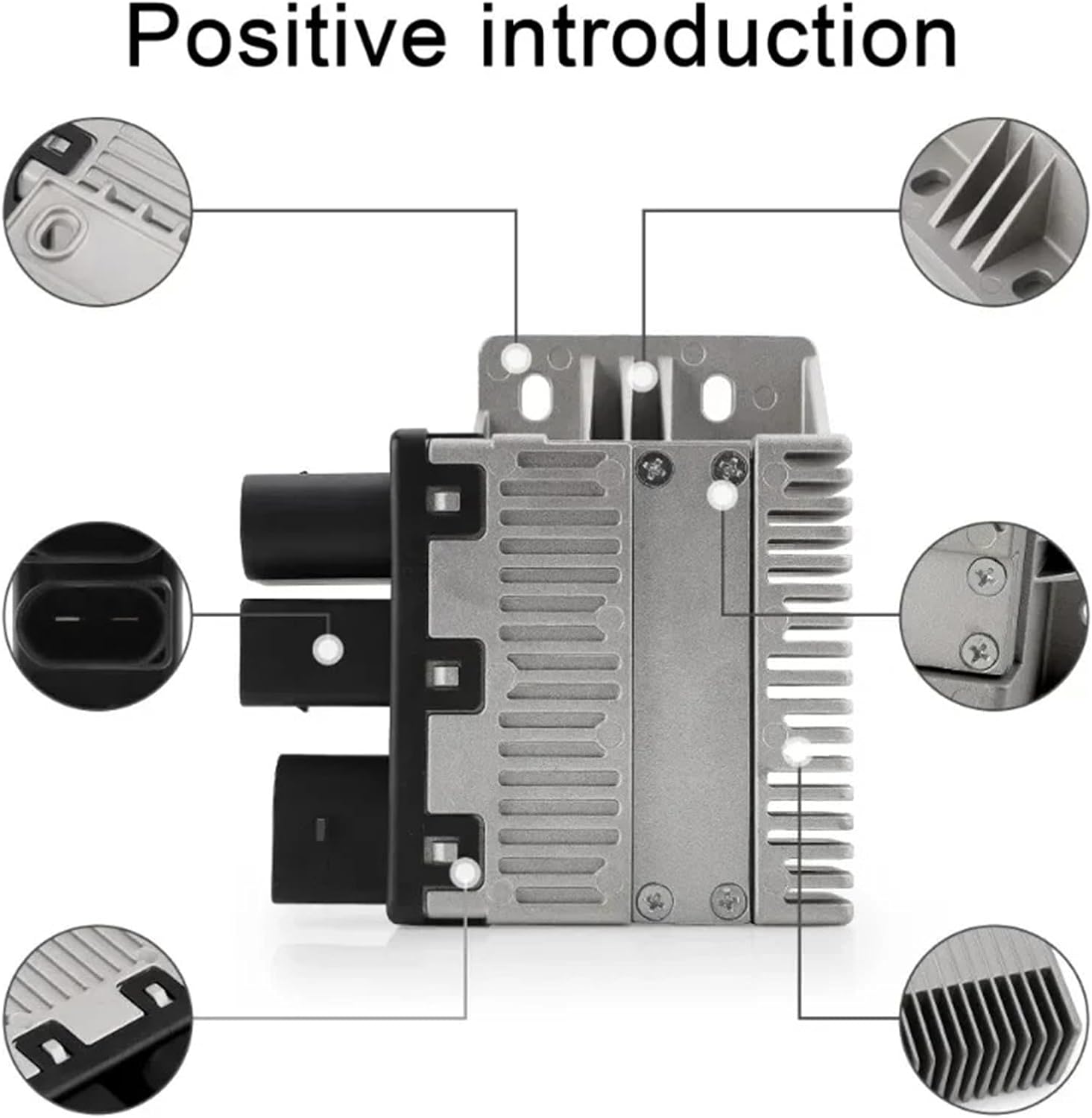 Car Radiator Fan Control Unit Relay Compatible for-Volkswagen Transporter T5 2003-2010 7H0919506D 898096000