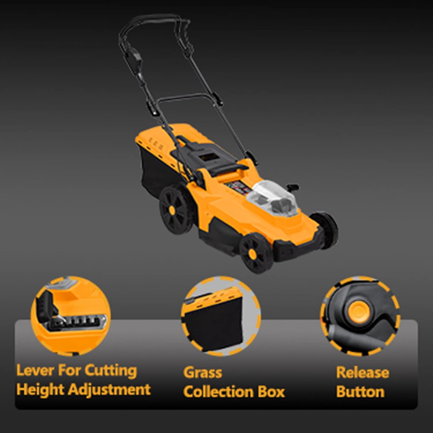 review KEINXOW 40V Lithium-Ion Electric Lawn Mowers Portable Battery Electric Lawn Mowers Cordless Walk-Behind Lawn Mowers Electric Lawn Mowers with Bagging Machines